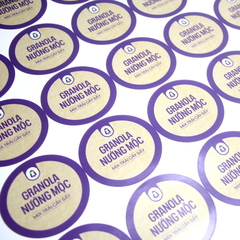 Tem nhãn decal giấy Tem nhãn decal giấy dán sản phẩm