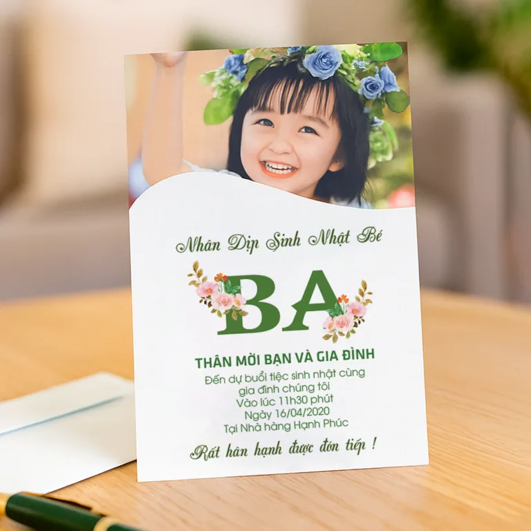 Thiệp sinh nhật, thôi nôi Thiệp sinh nhật, thôi nôi