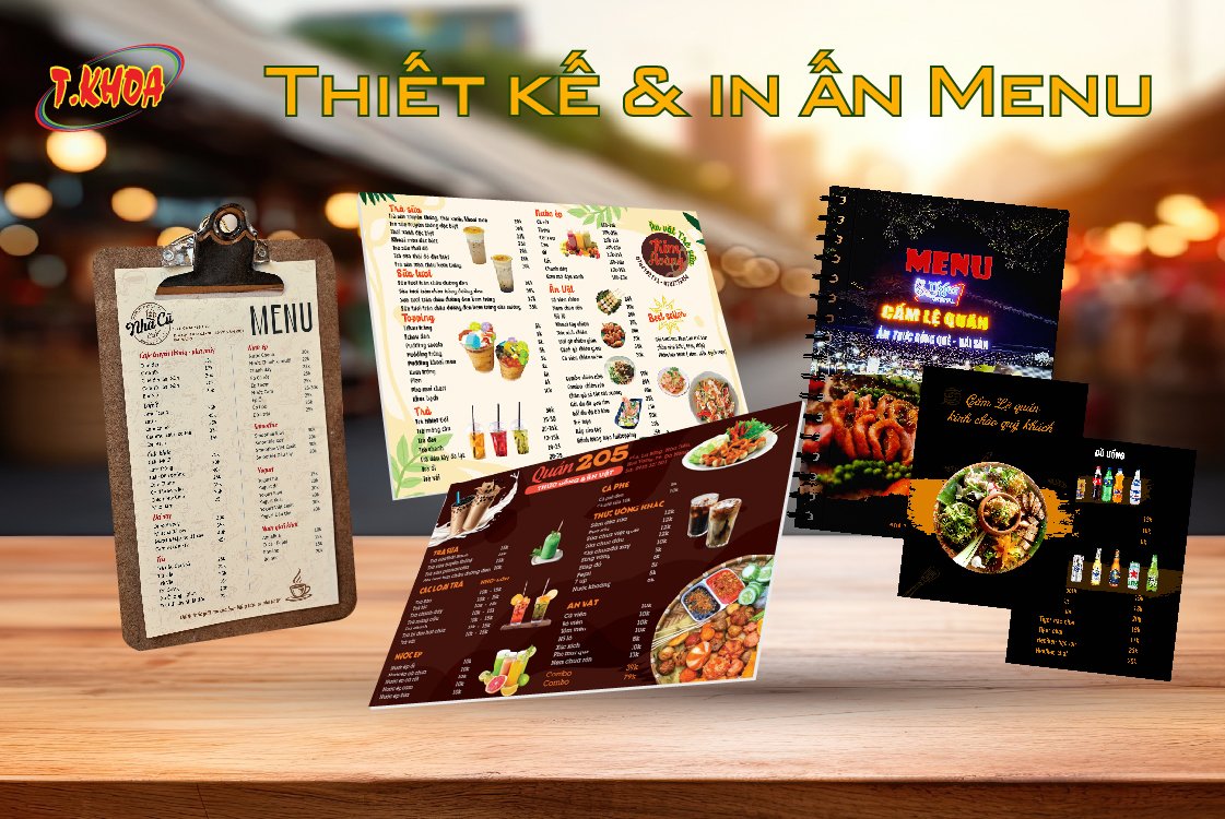 🍽️ Menu ấn tượng – Điểm nhấn không thể thiếu cho quán của bạn! 🎉