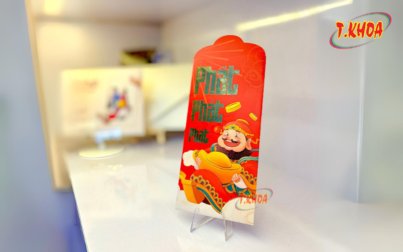 Bao lì xì in hình nổi 3D