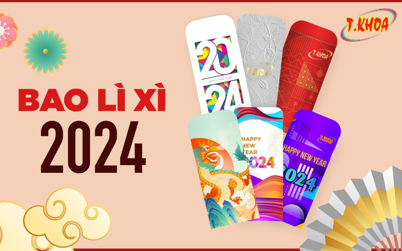 Gợi ý 9+ mẫu bao lì xì “hot” nhất 2024