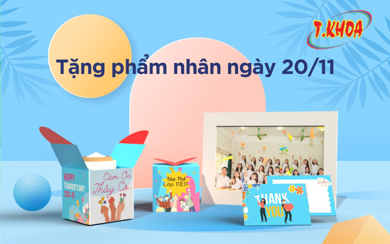 Nét đẹp Tri Ân: Thiết kế và in ấn quà tặng 20/11 ý nghĩa cho thầy cô giáo