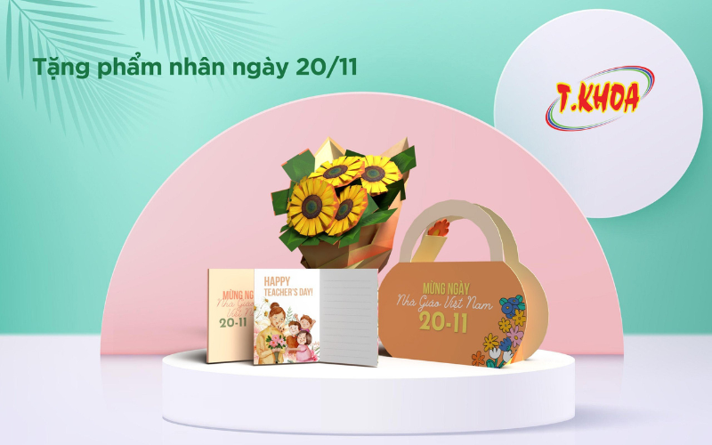 Thiệp chúc mừng- thiết kế và in ấn quà tặng 20/11 được sử dụng để ghi những lời chúc mừng ngày nhà giáo