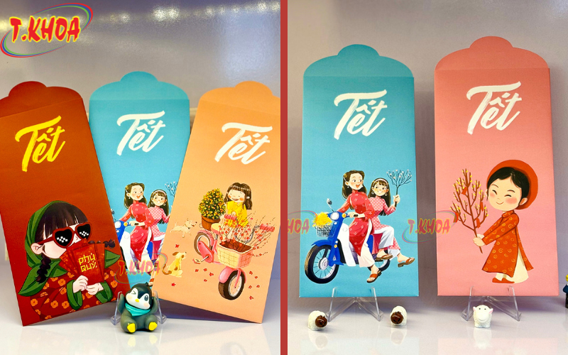 Hoạ tiết phù hợp với không khí Tết