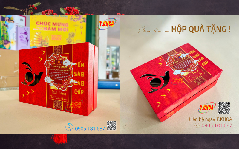 Những điều cần lưu ý khi in vỏ hộp quà tết