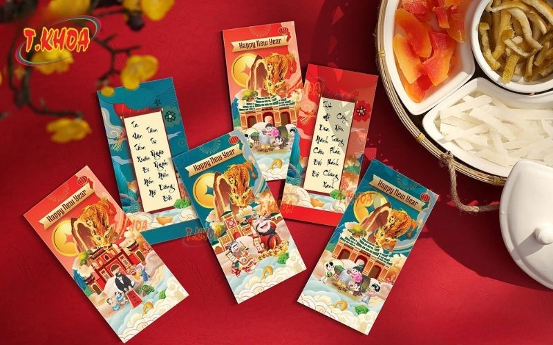 Bao lì xì được sử dụng phổ biến trong các ngày lễ, Tết