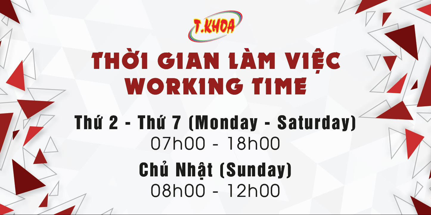 THÔNG BÁO THAY ĐỔI THỜI GIAN LÀM VIỆC