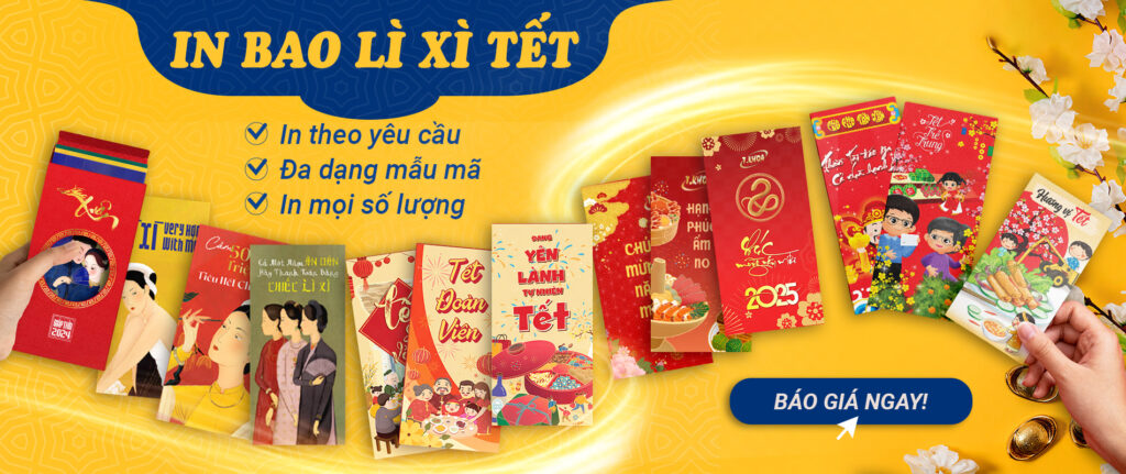 In bao lì xì theo yêu cầu