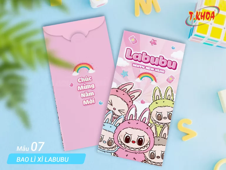 Bao lì xì labubu 2025 Bao lì xì labubu 2025