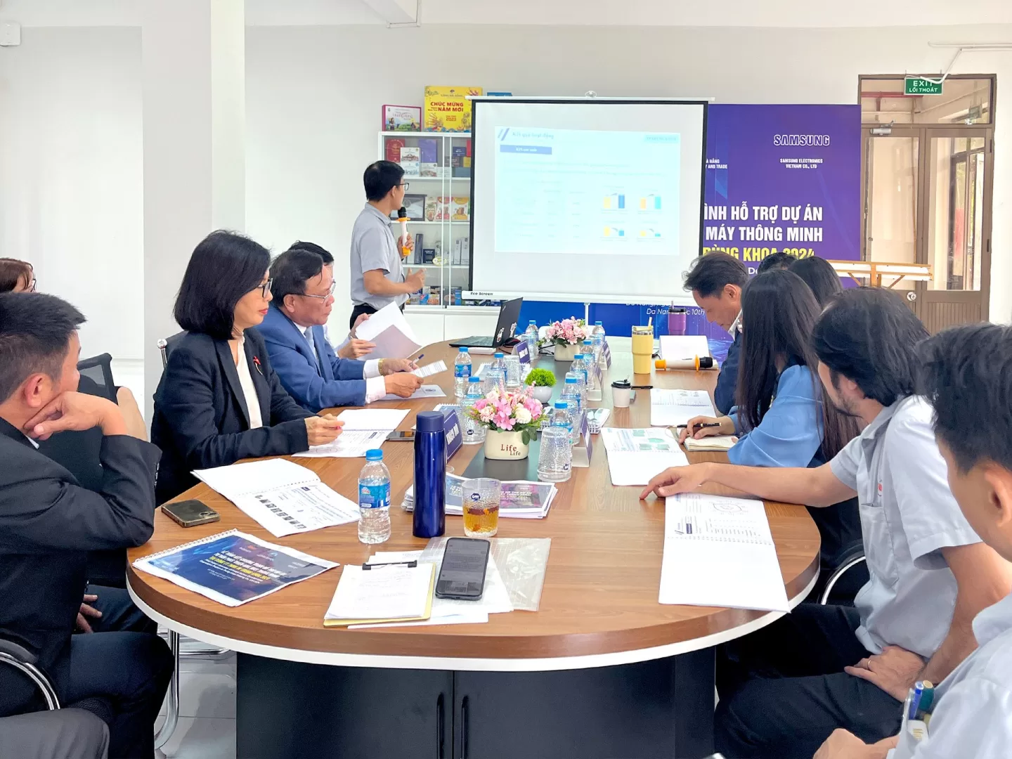 Lễ tổng kết dự án Phát triển nhà máy thông minh tại Công ty TNHH In Trùng Khoa