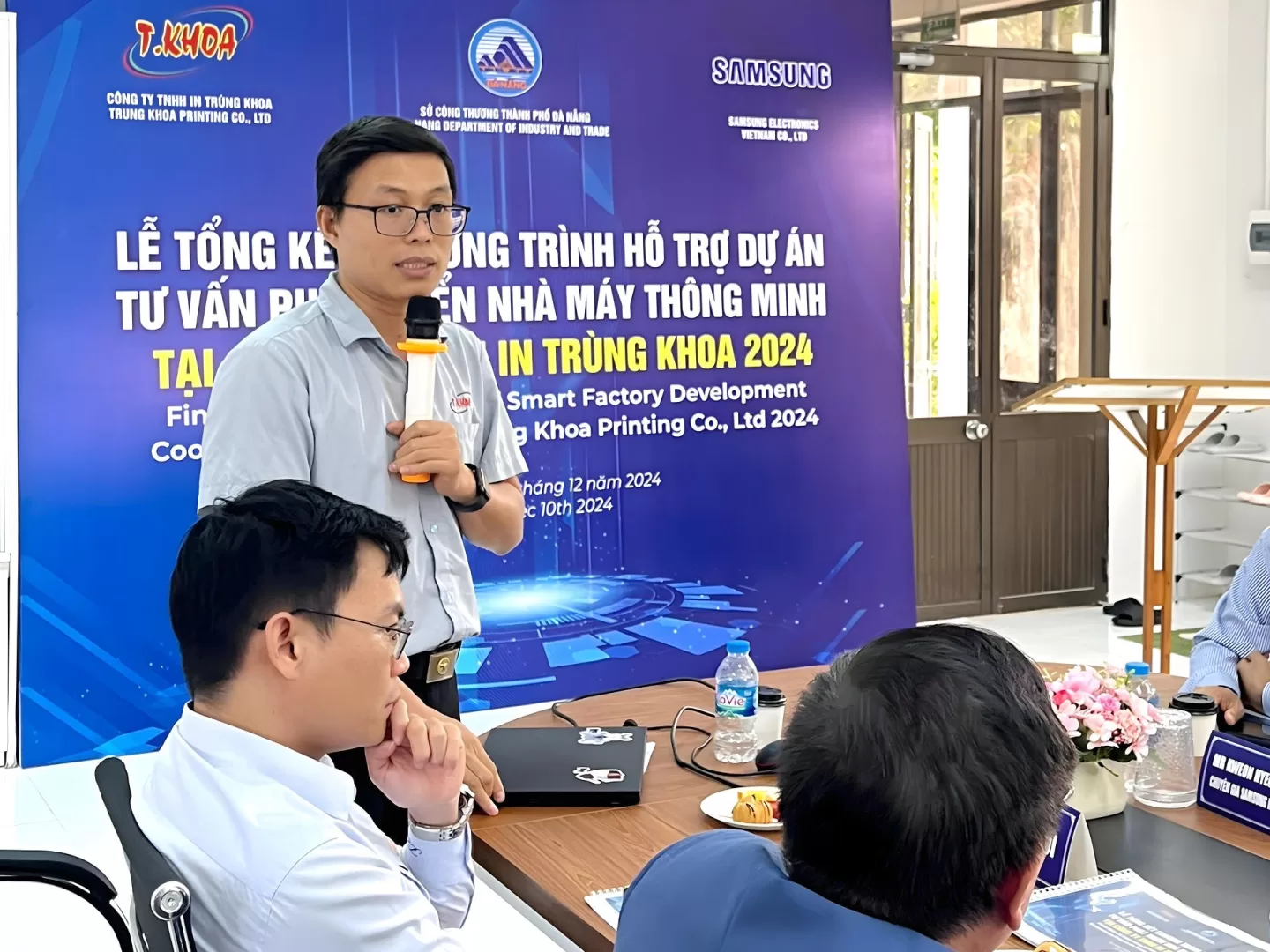 Lễ tổng kết dự án Phát triển nhà máy thông minh tại Công ty TNHH In Trùng Khoa