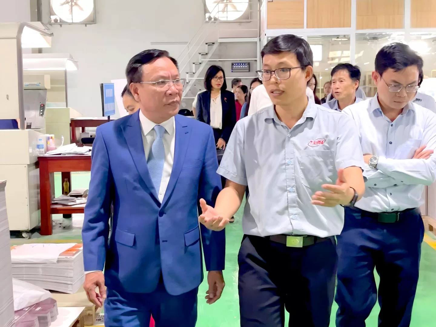 Lễ tổng kết dự án Phát triển nhà máy thông minh tại Công ty TNHH In Trùng Khoa
