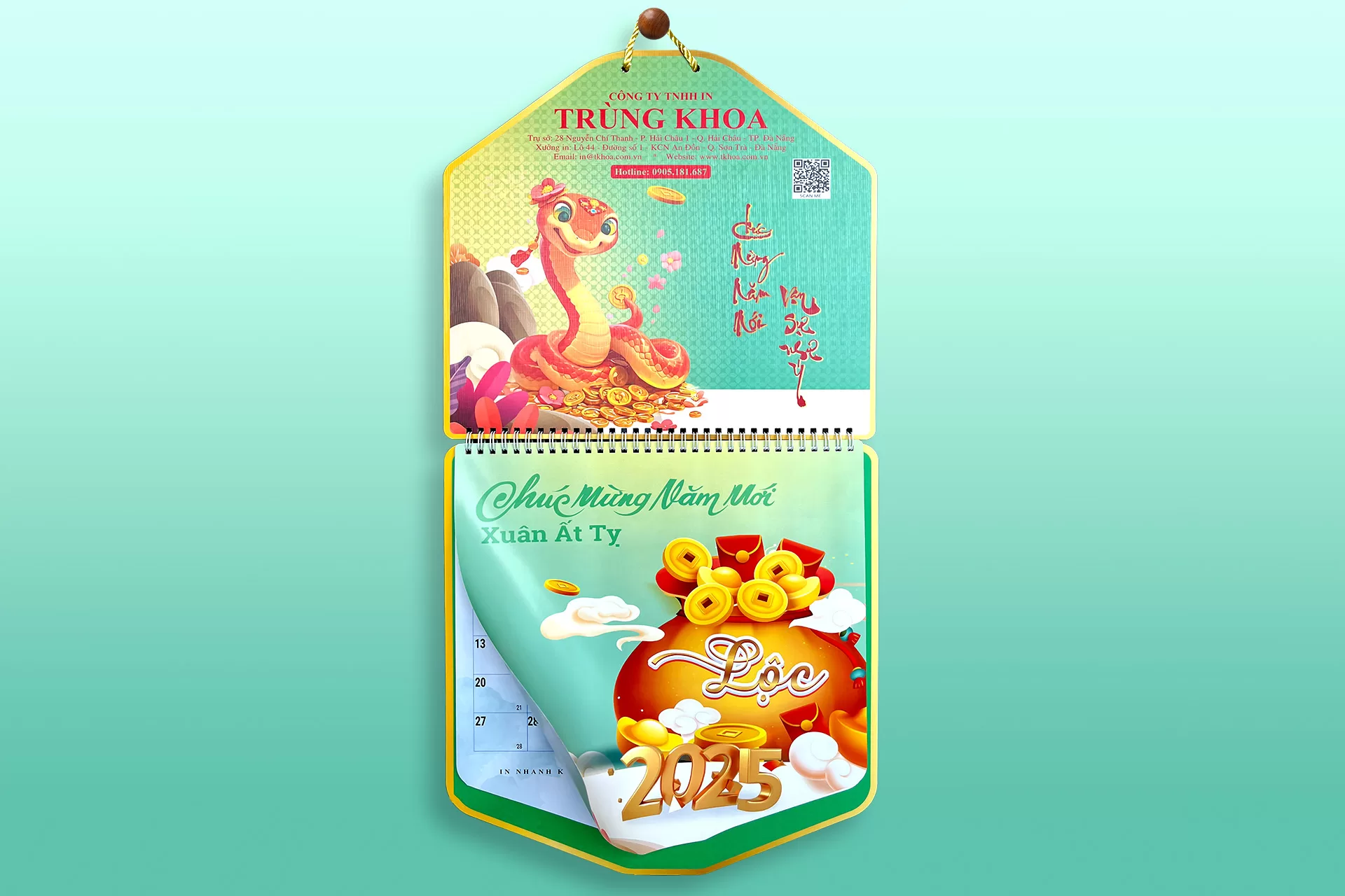 in lịch treo tường ất tỵ