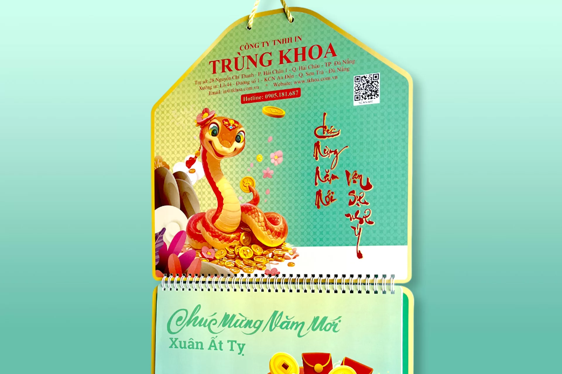 in lịch treo tường ất tỵ