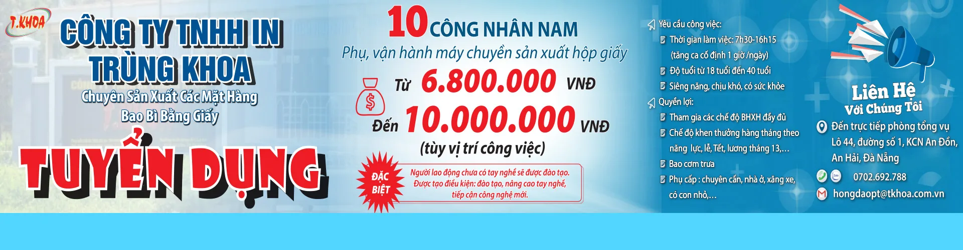 CÔNG TY TNHH IN T.KHOA