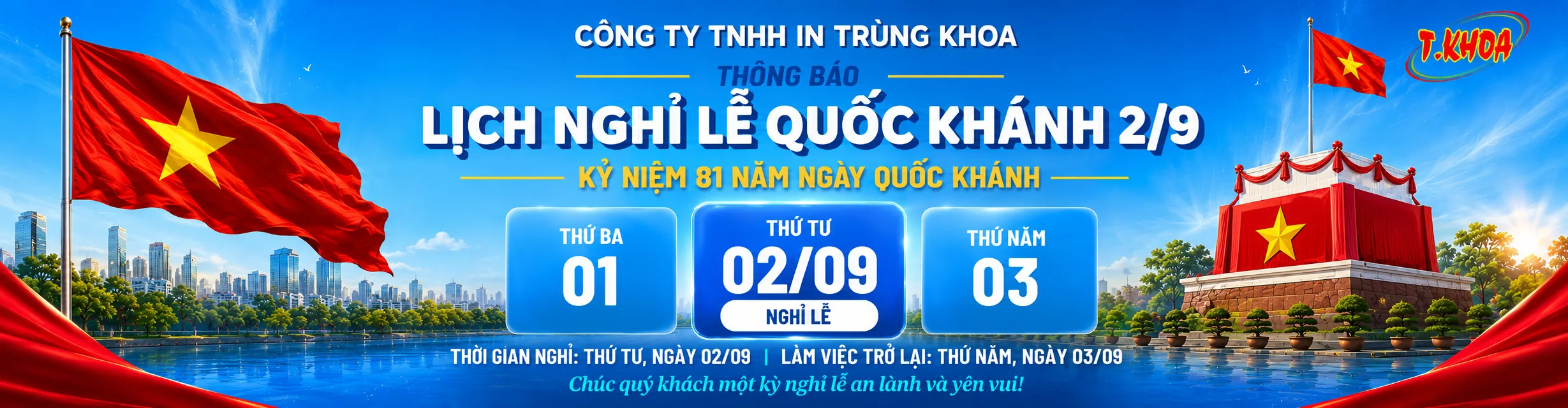 CÔNG TY TNHH IN T.KHOA