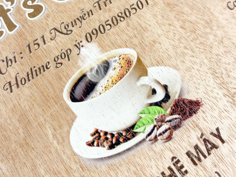 Menu gỗ in UV 1 tờ (1) Menu go in UV 1 to 1